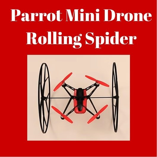 Parrot mini drone rolling spider